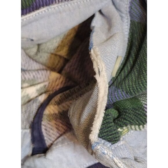 Brooks Brother Golden Fleece Men's Polo Shirt Size Large Green Plaid Short Sleev - Picture 4 of 6